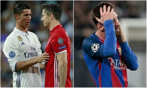 Điểm tin sáng 22/04: Ronaldo lôi kéo Lewy tới Real; Messi ngày càng tệ ở El Clasico