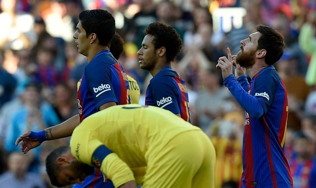 Tam tấu MSN cùng nổ súng, Barca đè bẹp Villarreal