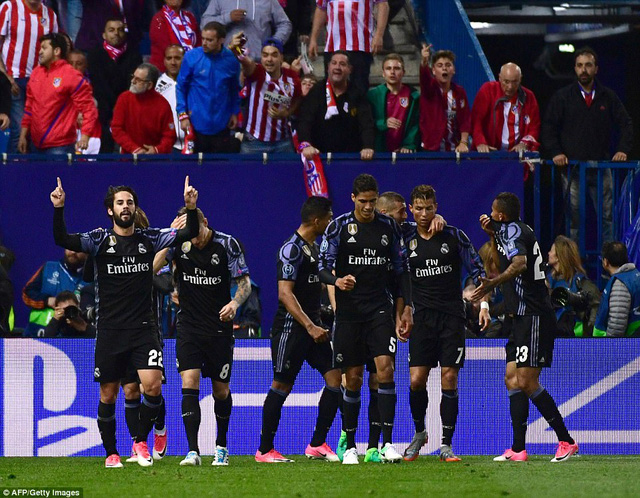 Những khoảnh khắc Real Madrid bại trận trên sân của Atletico