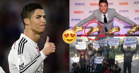 “Chiếc giày Vàng giả” và câu chuyện xúc động về Cristiano Ronaldo