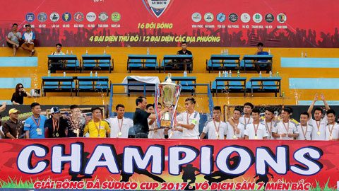 Hạ gục Ocean, BIDV Quang Trung lên ngôi tại Sudico Cup 2017