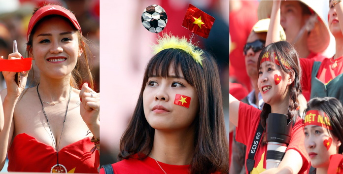 Dàn CĐV nữ Việt Nam nổi tiếng toàn Thế giới sau World Cup