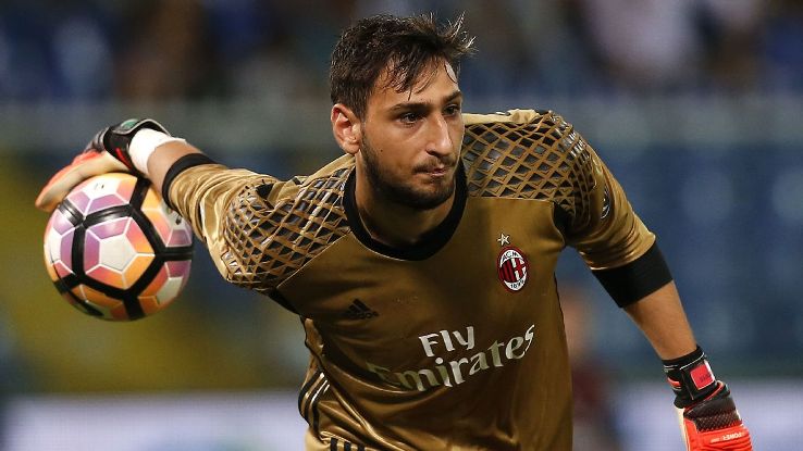 AC Milan lo sốt vó vì Gianluigi Donnarumma