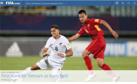 FIFA: “Con rồng U20 Việt Nam khiến đối thủ sợ hãi”
