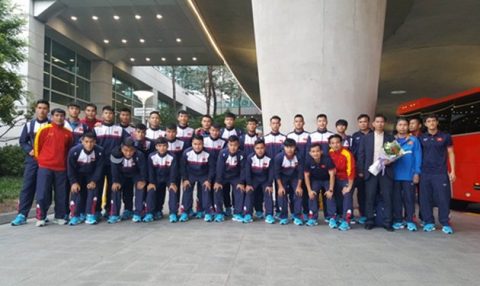 U20 Việt Nam được đón tiếp chu đáo khi đến Hàn Quốc