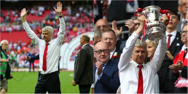 CHÙM ẢNH: ‘Cha già’ Wenger lặng lẽ ăn mừng chức vô địch FA Cup khiến cả thế giới rưng rưng nước mắt