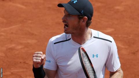 Murray tiến vào Tứ kết Roland Garros bằng chiến thắng dễ dàng
