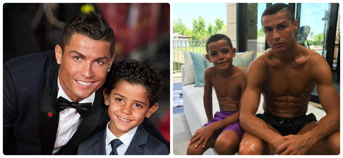 Bắt chước người cha, Ronaldo JR cũng quyết định xuống tóc