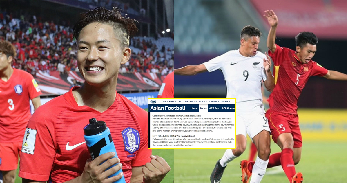 Đội hình tiêu biểu châu Á tại World Cup U20: Việt Nam đóng góp một cái tên