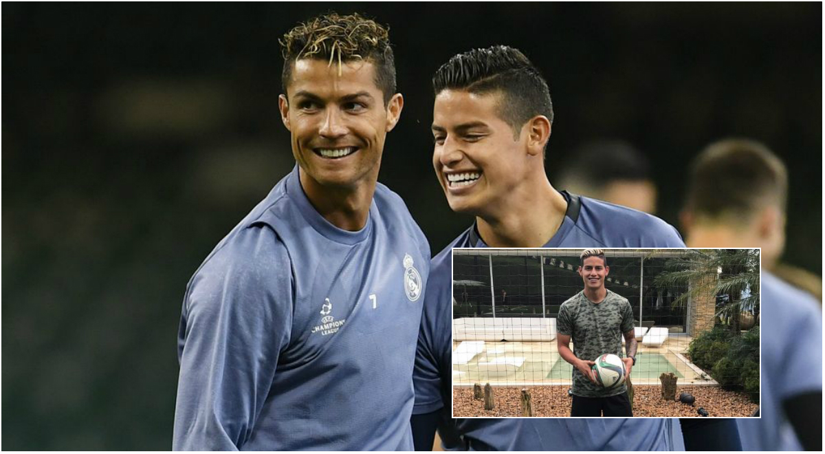 James Rodriguez khoe kiểu đầu mới, Ronaldo lập tức comment “phũ” khiến fan phì cười