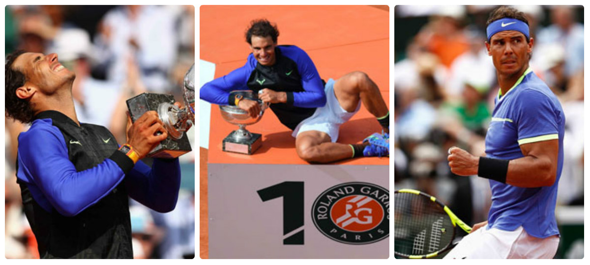 CHÙM ẢNH: Nadal lần thứ 10 lên đỉnh tại Roland Garros