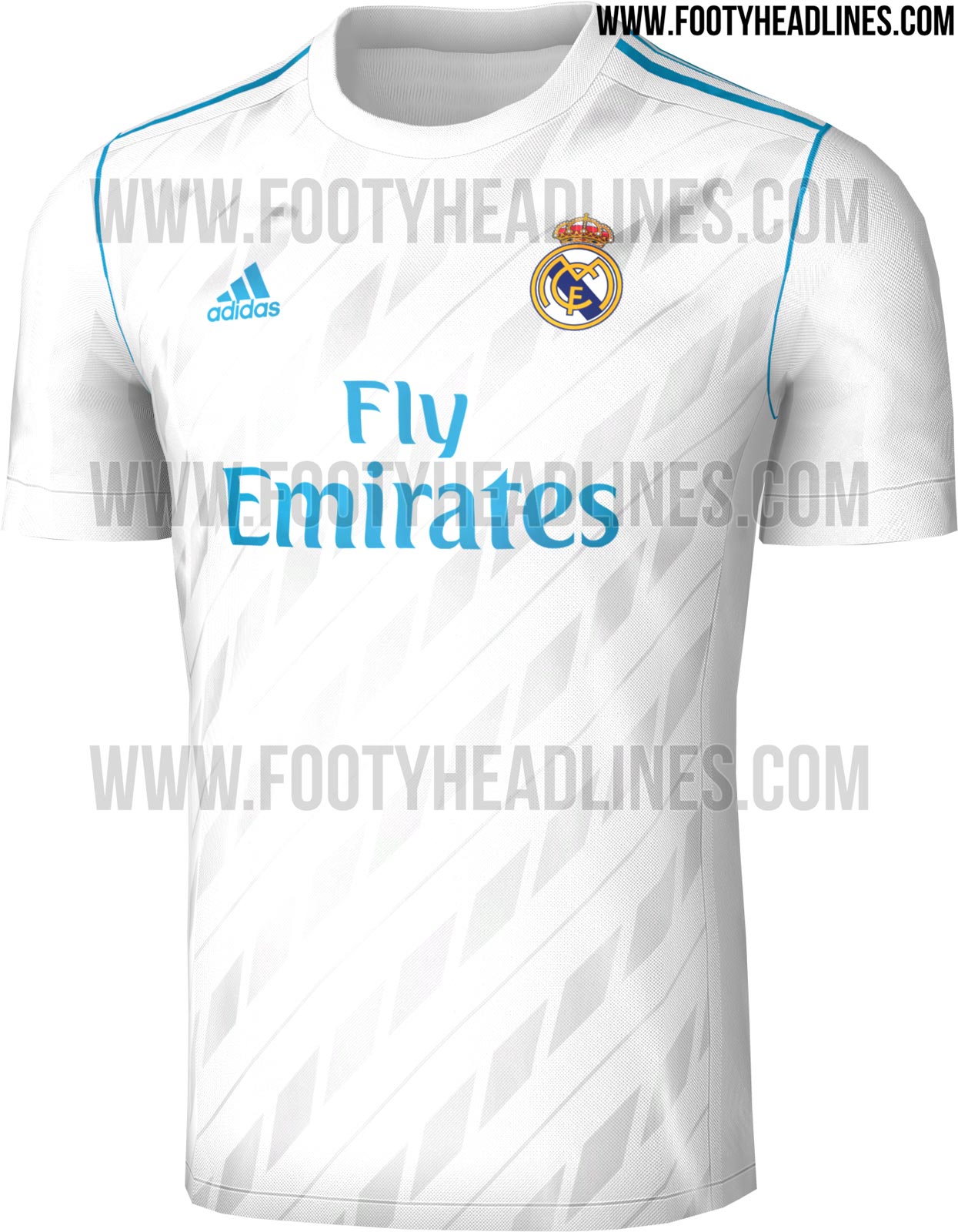 Rò rỉ mẫu áo đấu của Real Madrid mùa 2017/2018