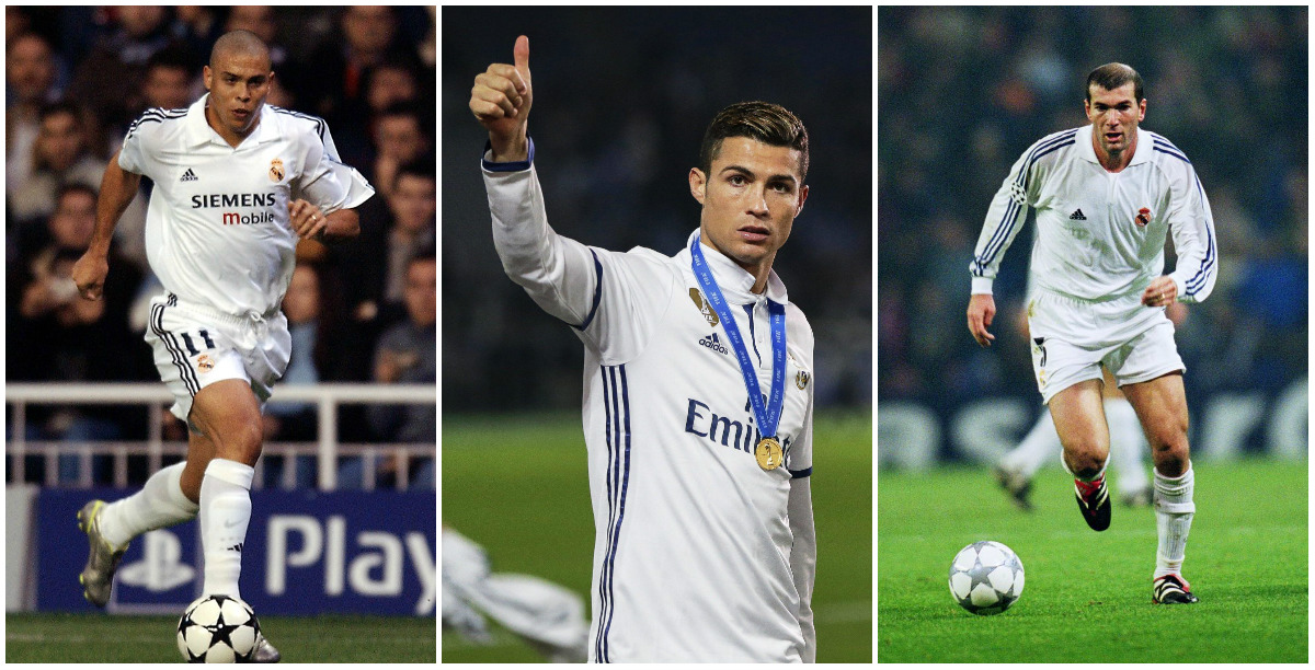 Ronaldo và 10 huyền thoại vĩ đại nhất Dải ngân hà Real Madrid