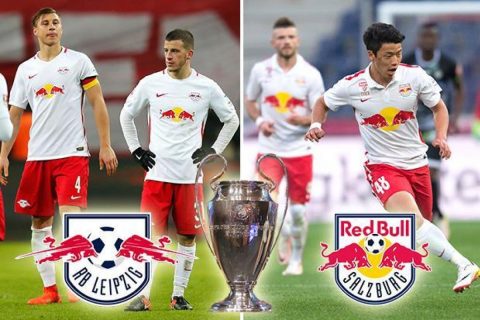 2 đội bóng của Red Bull sẽ cùng tham dự Champions League mùa sau