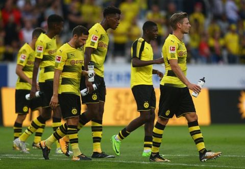 CHÙM ẢNH: Dortmund thua sốc trước CLB hạng tư trong trận ra mắt của tân HLV