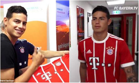 CHÙM ẢNH: James rạng rỡ cập bến “thiên đường” Bayern Munich
