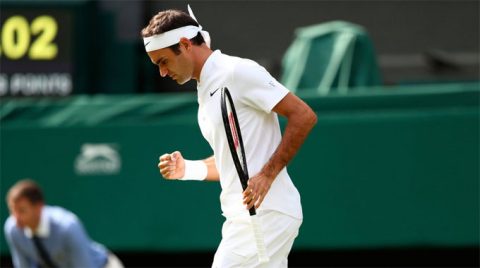 Federer thiết lập kỷ lục mới tại Wimbledon