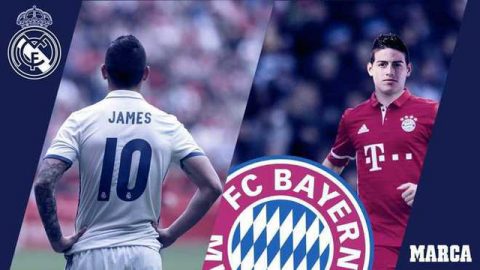 James Rodriguez có thể đối đầu với Real Madrid tại Champions League