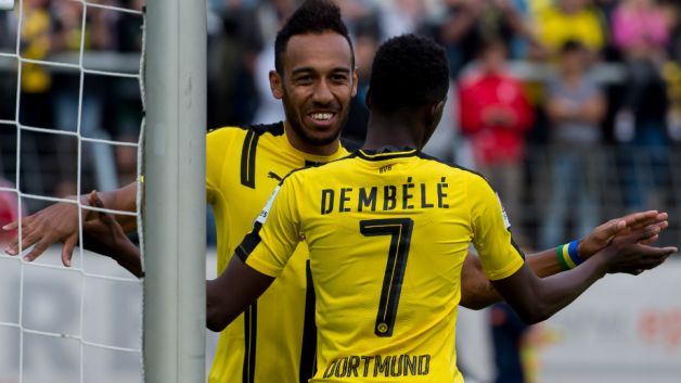 Aubameyang nói gì về tương lai của Dembele tại Dortmund?