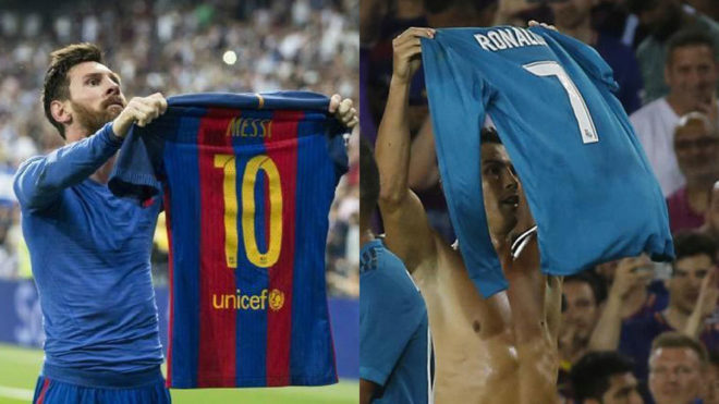 CĐV Real nói gì sau màn ăn mừng phơi áo “phản đòn” Messi của Ronaldo?