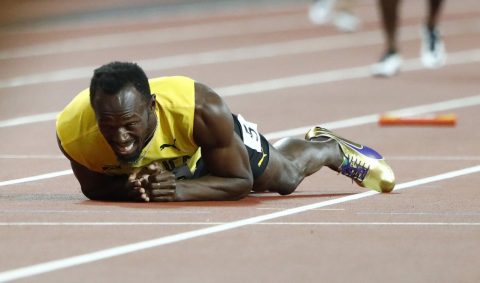 “Tia chớp” Usan Bolt gục ngã trên đường chạy cuối cùng