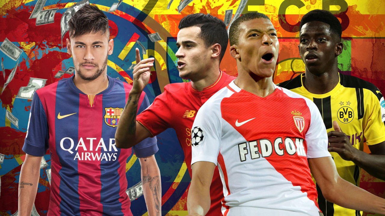TOP 6 ứng viên đủ sức thay thế Neymar tại Barca