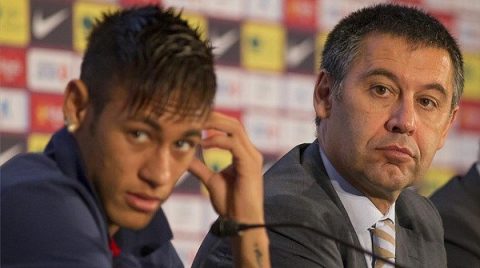 Chủ tịch Bartomeu thẳng thắn “rủa” Neymar vì thiếu trung thực