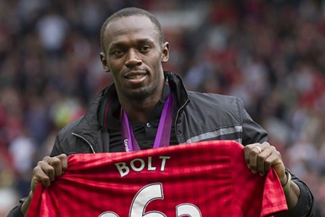 Kịp bình phục chấn thương, Usain Bolt sẽ có lần đầu tiên khoác áo Man Utd