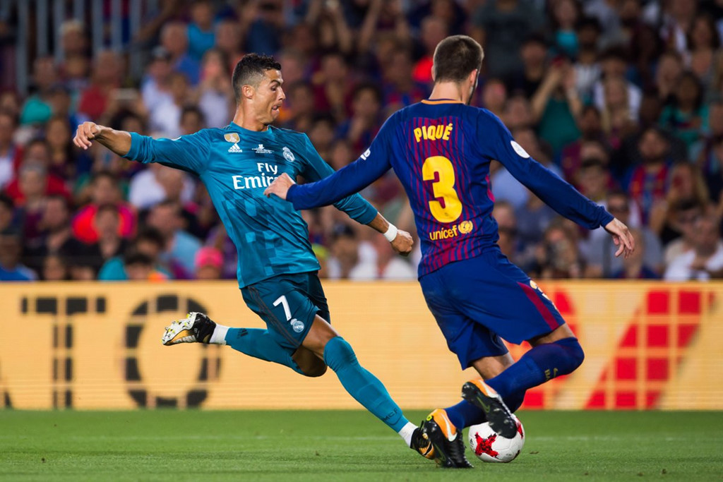 “Bộ đôi hoàn cảnh” Ronaldo và Pique tạo chuỗi sự kiện hy hữu có 1-0-2 trong lịch sử bóng đá Tây Ban Nha