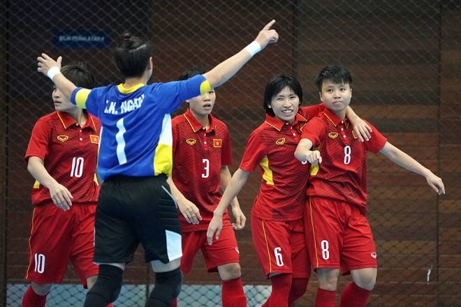 Hủy diệt Myanmar, ĐT Futsal nữ Việt Nam thắp lên hy vọng có huy chương