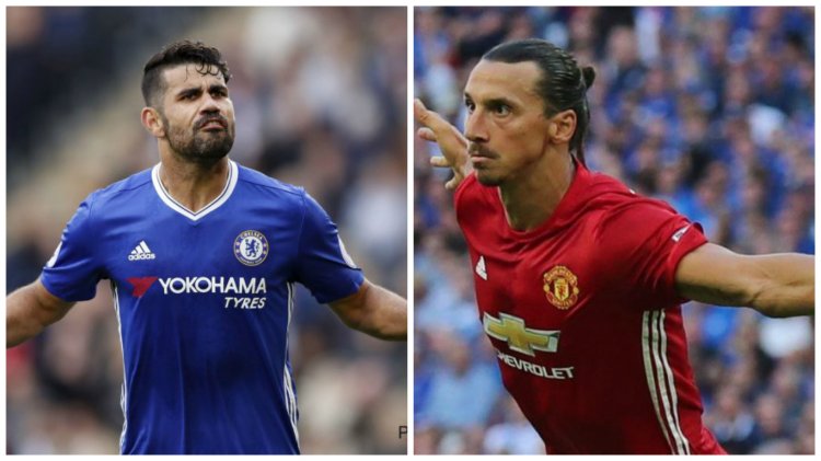 Điểm tin sáng 21/8: Ibrahimovic tái ký với M.U; Diego Costa từ chối tới Trung Quốc