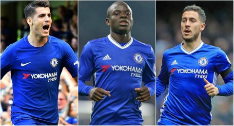 10 ngôi sao quan trọng nhất Chelsea mùa giải 2017/18: ‘Tân binh’ 70 triệu bảng có tên
