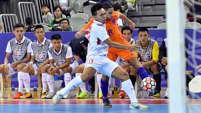 ĐT futsal Việt Nam hòa kịch tính trước Hà Lan