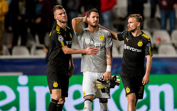 Hòa đội nhược tiểu, Dortmund sắp văng khỏi Champions League