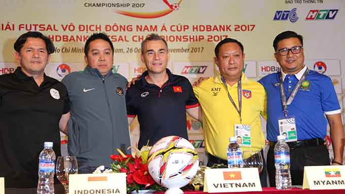 Khai mạc AFF HDBank Futsal Championship 2017: Kỳ vọng vào ĐT futsal Việt Nam