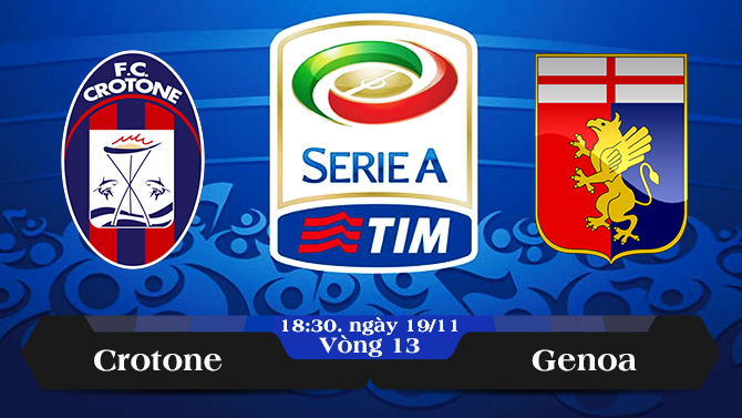 Nhận định Crotone vs Genoa, 18h30 ngày 19/11: Rơi xuống vực thẳm