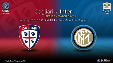 Nhận định Cagliari vs Inter Milan, 02h45 ngày 26/11: Thêm một lần đau