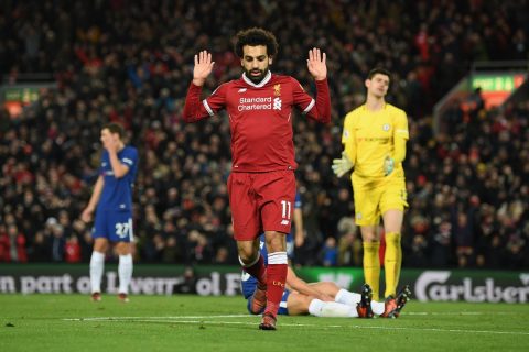 Salah lập công, Liverpool vẫn phải chia điểm với Chelsea