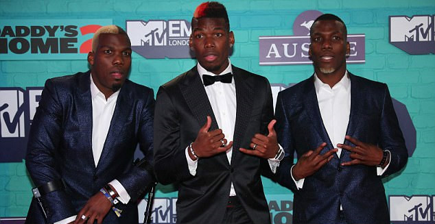 Ba anh em nhà Pogba quậy tưng bừng tại lễ trao giải MTV European Music Awards