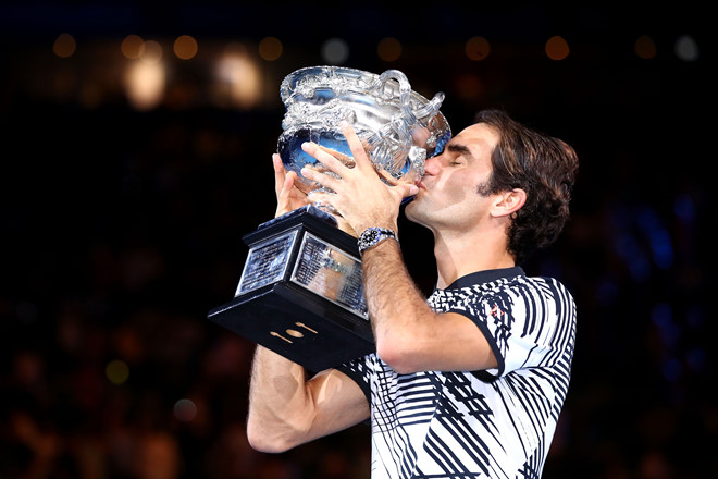 Roger Federer – ngôi sao MVP của làng quần vợt thế giới năm 2017