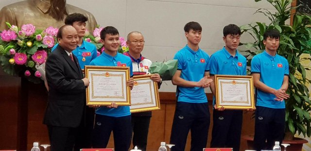 U23 Việt Nam được Thủ tướng trao tặng Huân chương hạng nhất