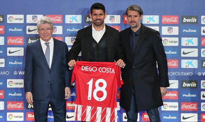 Atletico Madrid CHÍNH THỨC “trình làng” Diego Costa