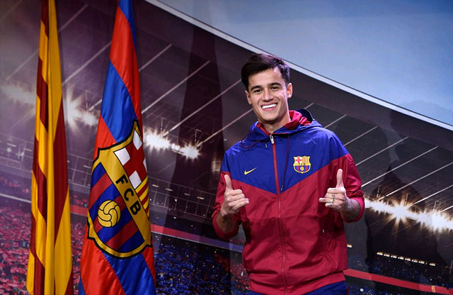 Coutinho “tươi hết cỡ” trong ngày ra mắt Barca