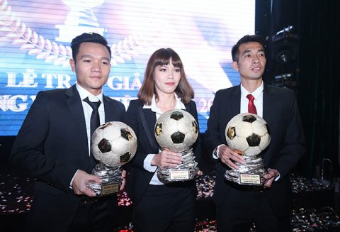Đinh Thanh Trung giành Quả bóng vàng Việt Nam 2017