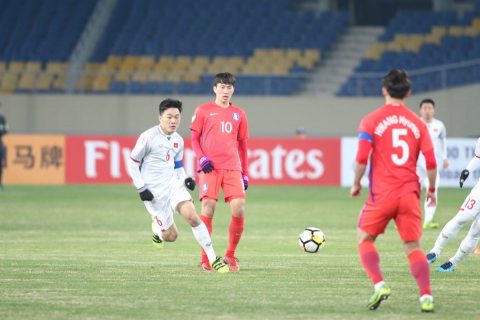Nỗ lực đáng khen ngợi, U23 Việt Nam thất thủ tối thiểu trước người Hàn