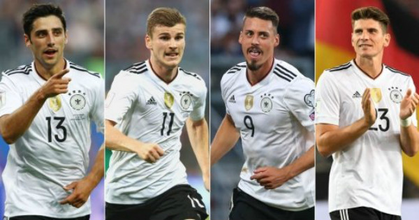 4 tiền đạo khiến Joachim Low ‘đau đầu’ lựa chọn cho World Cup 2018