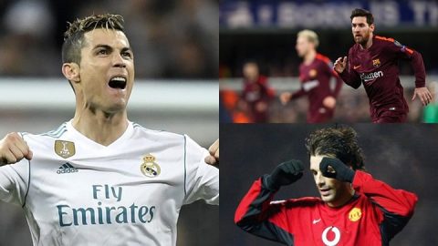 Top 10 chân sút vĩ đại nhất lịch sử Champions League: Ronaldo vượt xa Messi