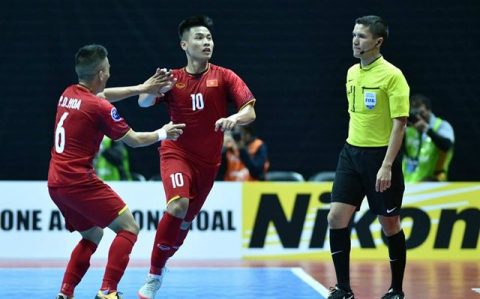 Ngược dòng đánh bại Đài Bắc Trung Hoa, ĐT futsal Việt Nam vào tứ kết