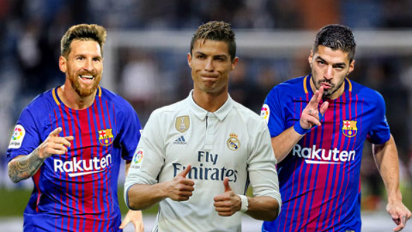 Cuộc đua Pichichi: Ronaldo và Suarez đe dọa Messi