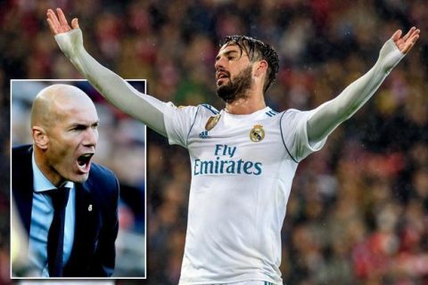 HLV Zidane lên tiếng trước tin đồn “tống khứ” Isco khỏi Real